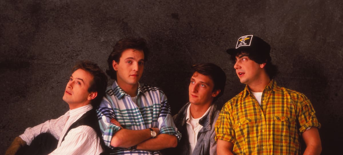 Hombres G, conocida banda española, en los años 80