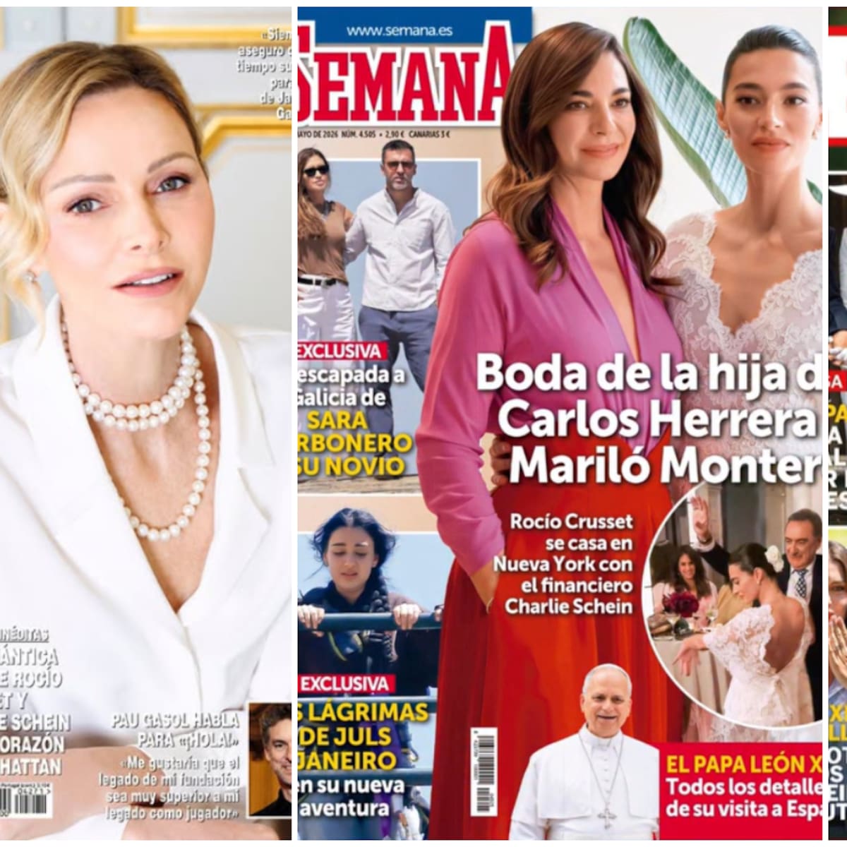 Estas son las portadas de las revistas del corazón del 3 de junio: nuevas imágenes de Ester Expósito y Mbappé, Rocío Crusset y Mercedes Milá