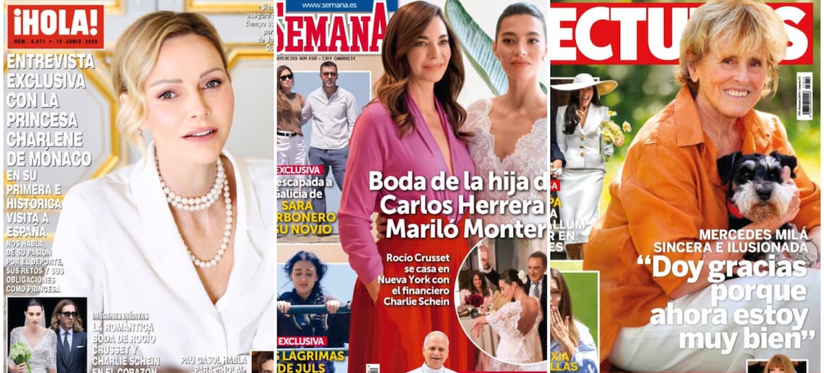 Las portadas de las revistas del corazón de hoy, 3 de junio de 2026 (Instagram)