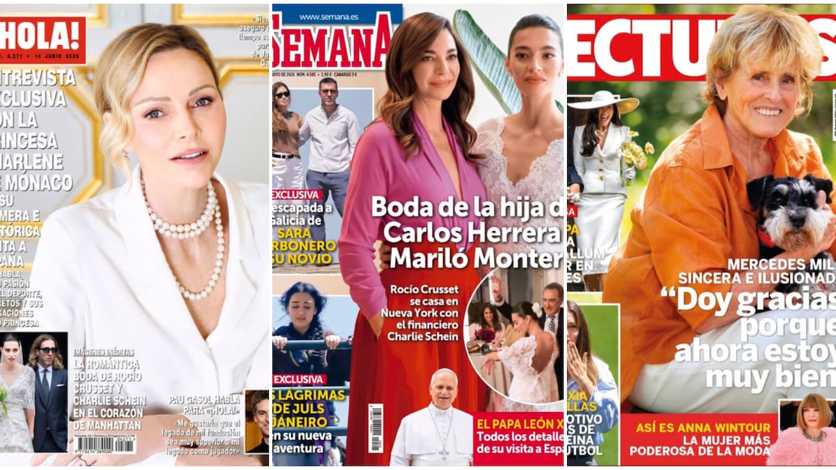 Estas son las portadas de las revistas del corazón de hoy, miércoles 3 de junio: nuevas imágenes de Ester Expósito y Mbappé, Rocío Crusset y Mercedes Milá