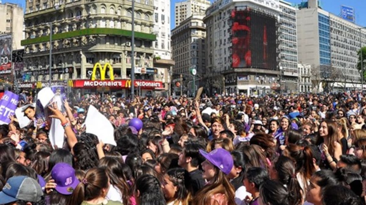 Los fans de Justin Bieber coparon el Obelisco