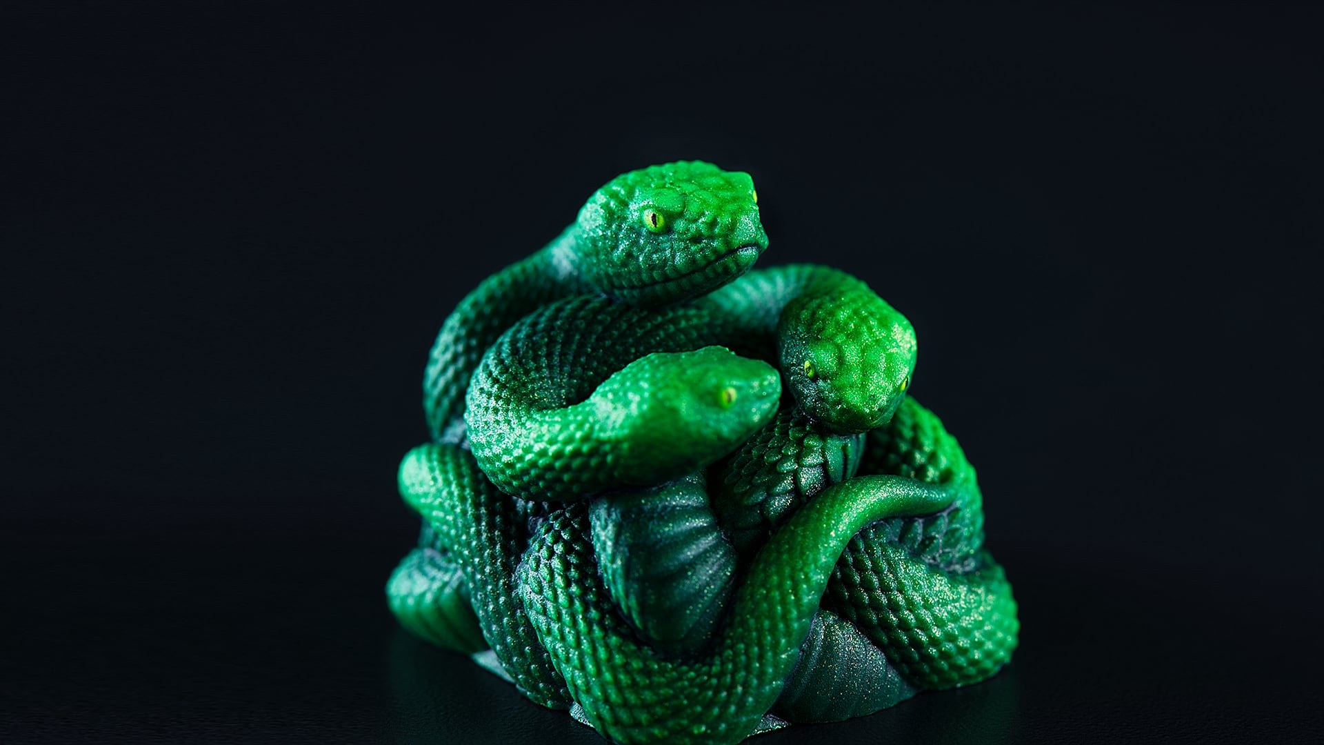 Razer presenta la Artisan Keycap "Triple-Headed Snake Edition"