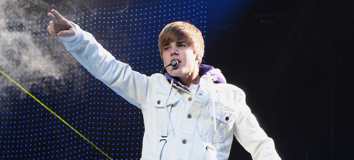Justin Bieber en concierto en 2010