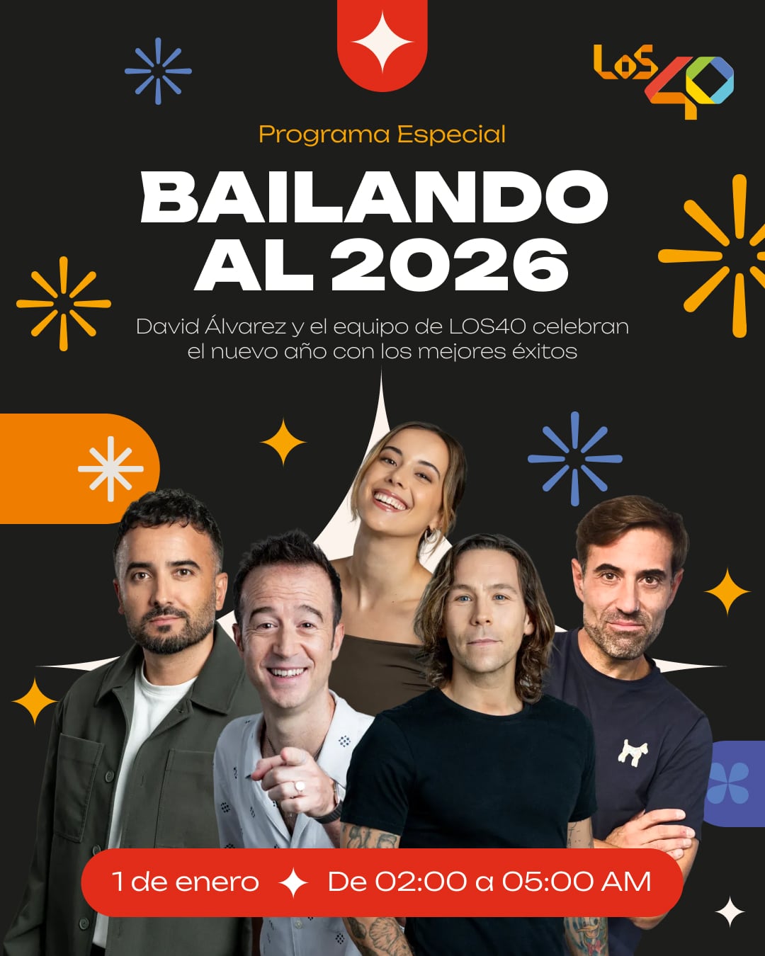 'Bailando al 2026', programa especial de LOS40