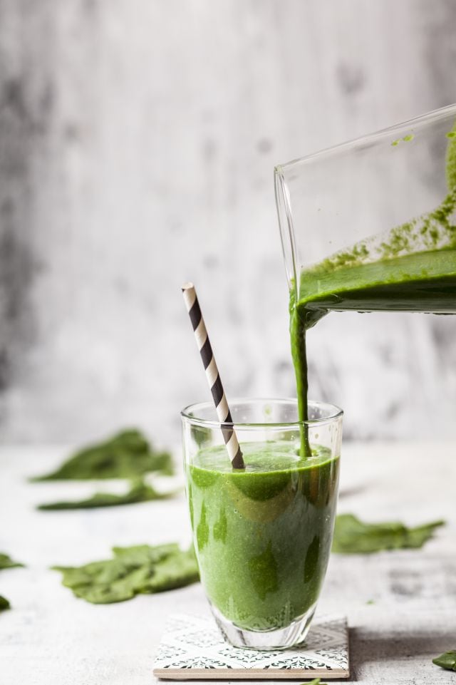 Un batido verde para llenarnos de energía.