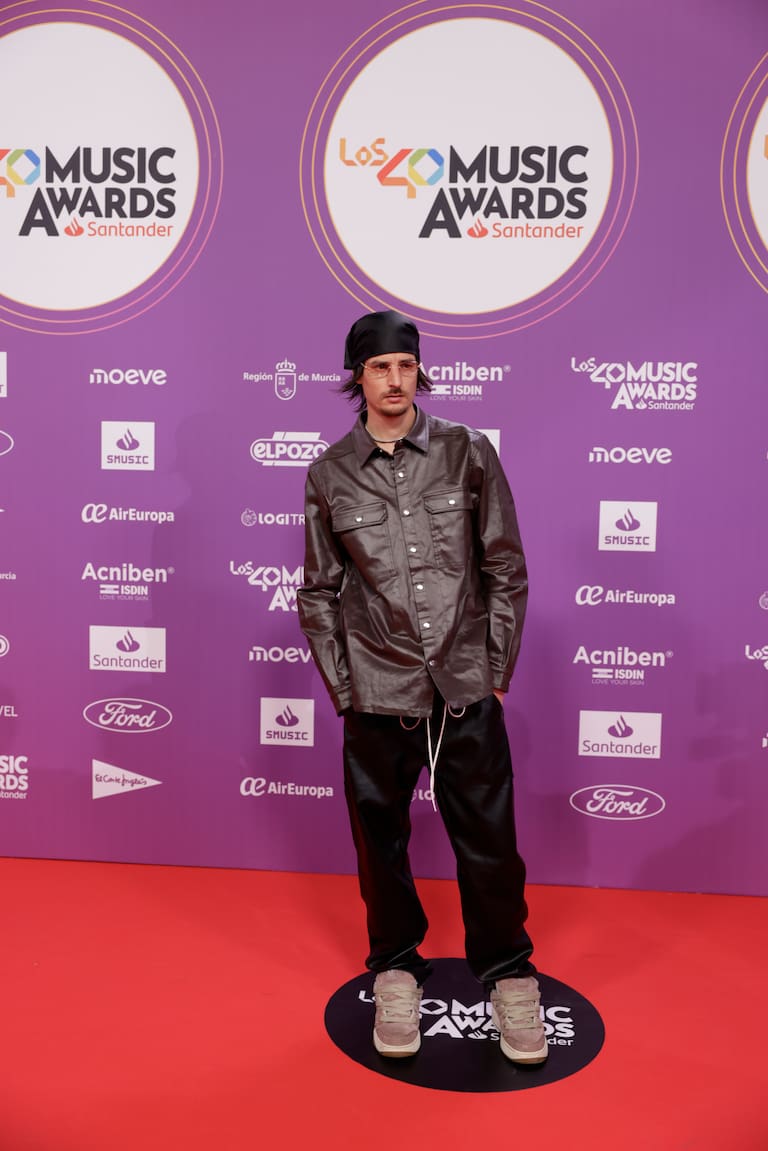 Danny Ocean es uno de los artistas que ha escogido el efecto piel para su outfit en la gran noche de LOS40 Music Awards Santander 2025.