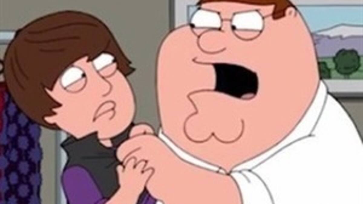 Justin Bieber recibe una paliza en Padre de Familia