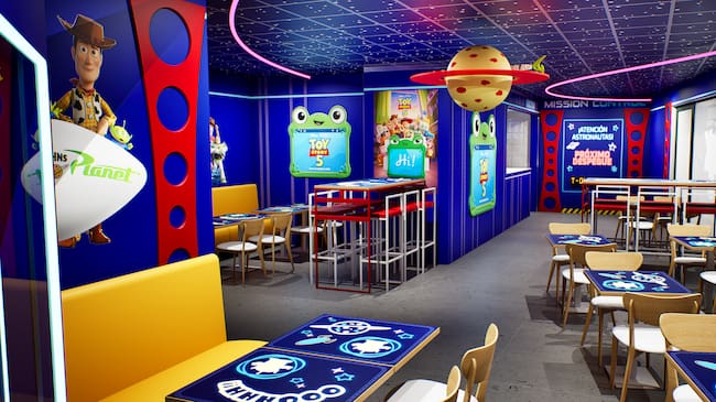 El Pizza Planet de Madrid. / Disney