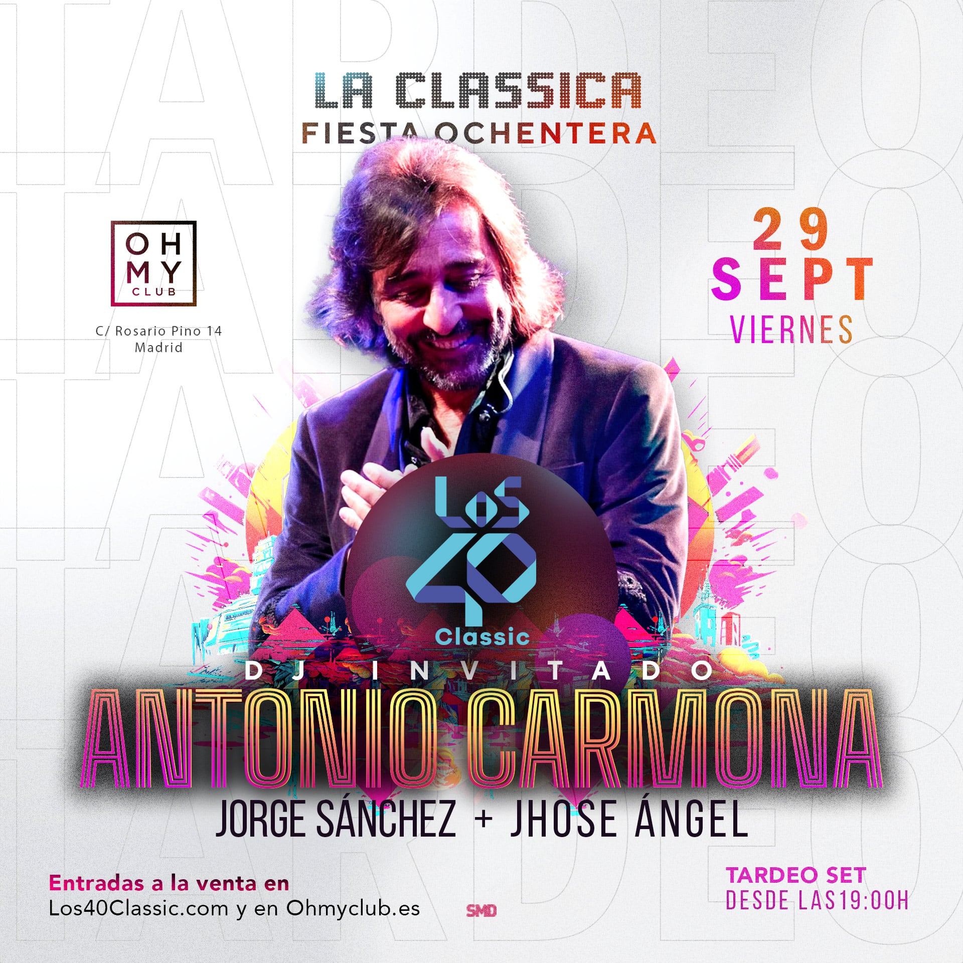 La Classica Fiesta Ochentera llega a Oh My Club