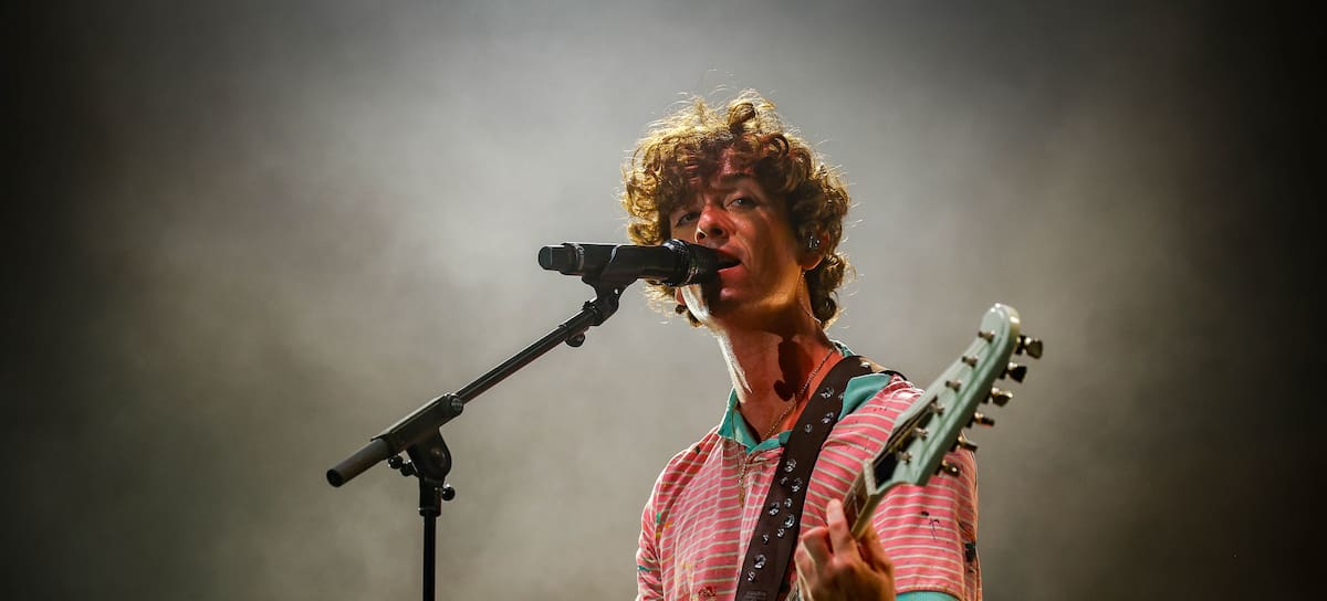 El artista Guitarricadelafuente durante su actuación en el Festival B