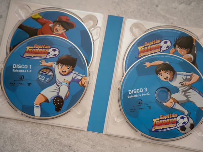 Edición de Captain Tsubasa en Blu-Ray de Selecta Visión.