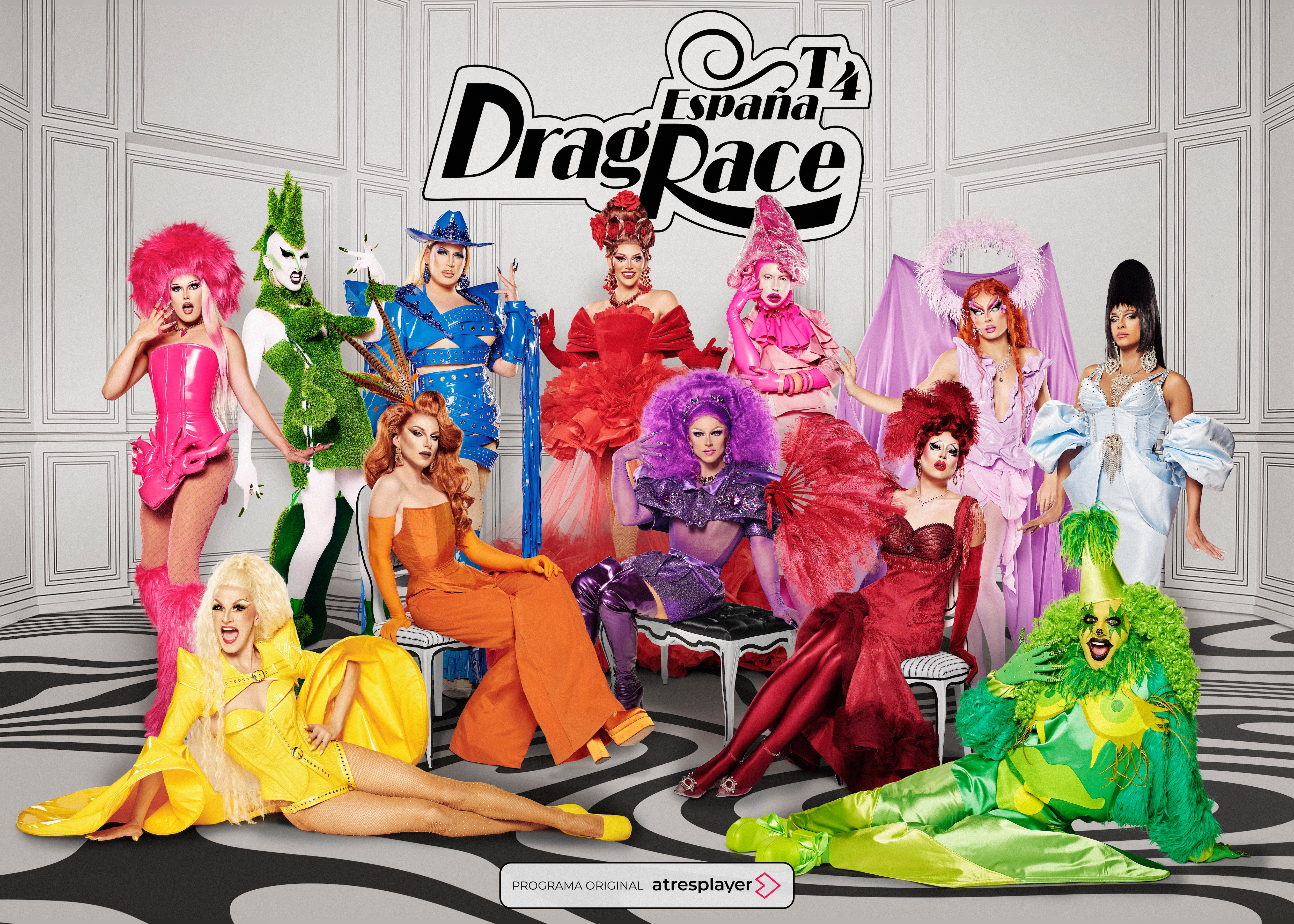 Las reinas de la cuarta temporada de Drag Race España 4 (Foto cedida por Atresmedia)