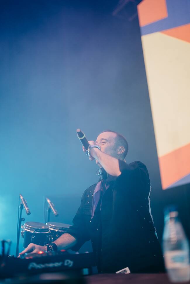 Jesús Taltavull en un LOS40 Sessions en Palencia