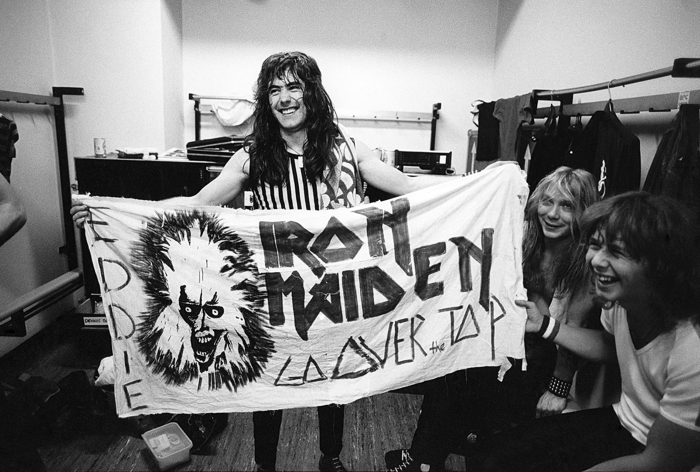 Una imagen sacada de 'Iron Maiden: Burning Ambition'. / Cedidas por Universal Pictures