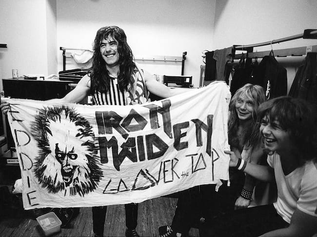 Una imagen sacada de 'Iron Maiden: Burning Ambition'. / Cedidas por Universal Pictures