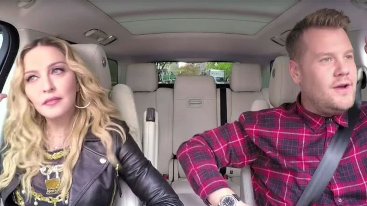 "Bitch I'm Madonna" la reina se sube al Carpool Karaoke