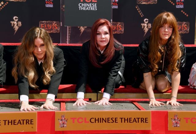 Lisa Marie Presley, Priscilla Presley y Riley Keough en una imagen de archivo.