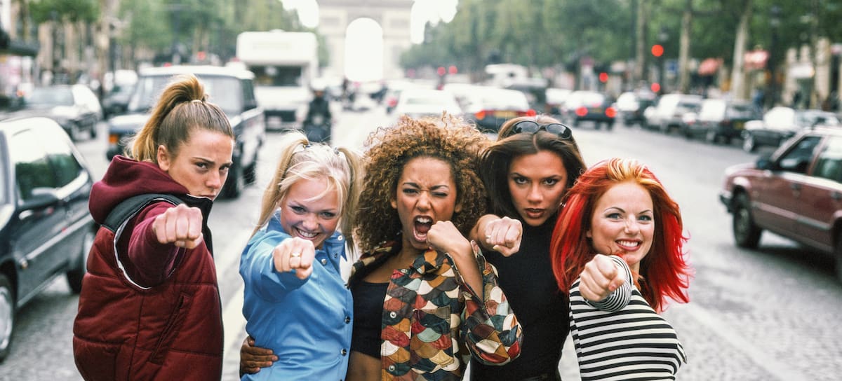 Spice Girls, en París, en 1996.