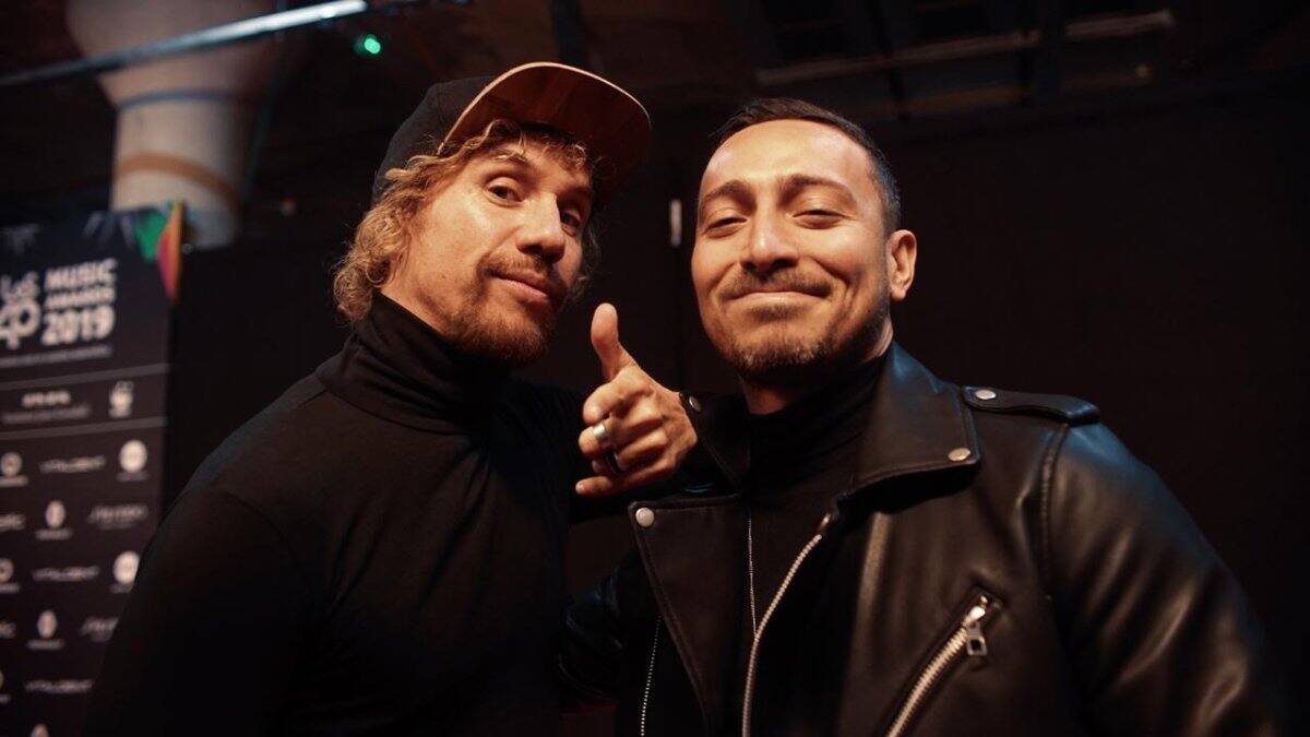 Macaco junto a Boris Vega