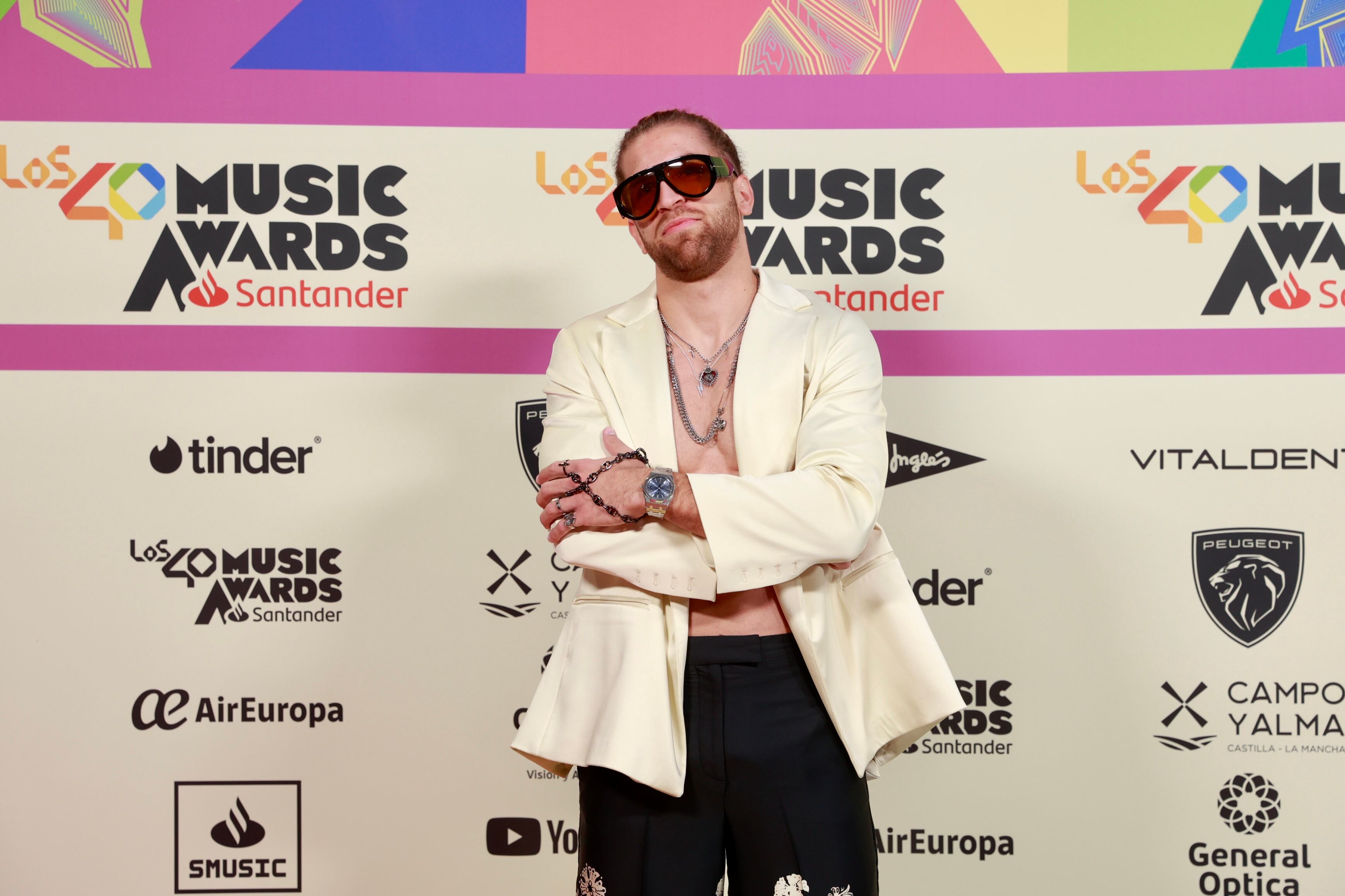 Valmaseda en la alfombra roja de LOS40 Music Awards Santander 2023 / Foto: Jorge París y Elena Buenavista