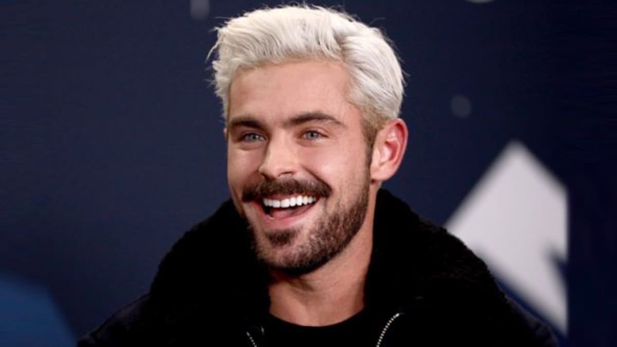 El nuevo look rubio platinado de Zac Efron levanta suspiros en las redes sociales