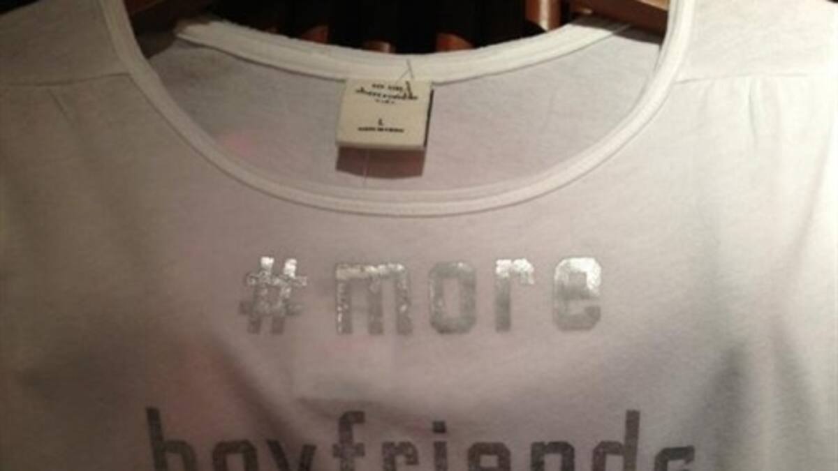 Abercrombie obligada a retirar camiseta alusiva a Taylor Swift
