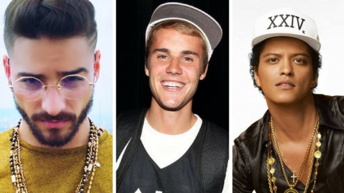 Maluma, Bruno Mars y Justin Bieber llegaron al billón de visitas en Youtube