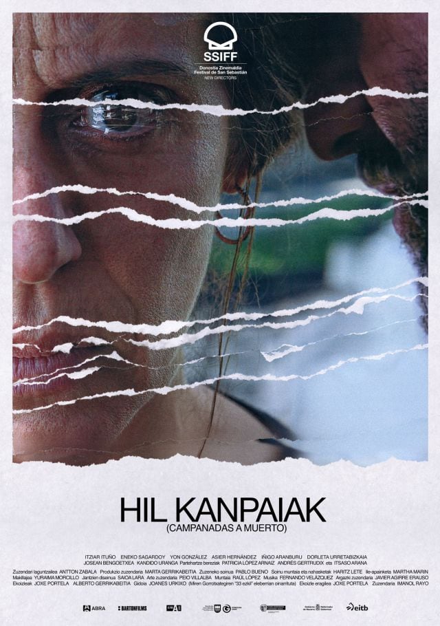 Itziar Ituño (i) en el cartel promocional de &#039;Hil Kanpaiak&#039; (&#039;Campanadas a muerto&#039;)