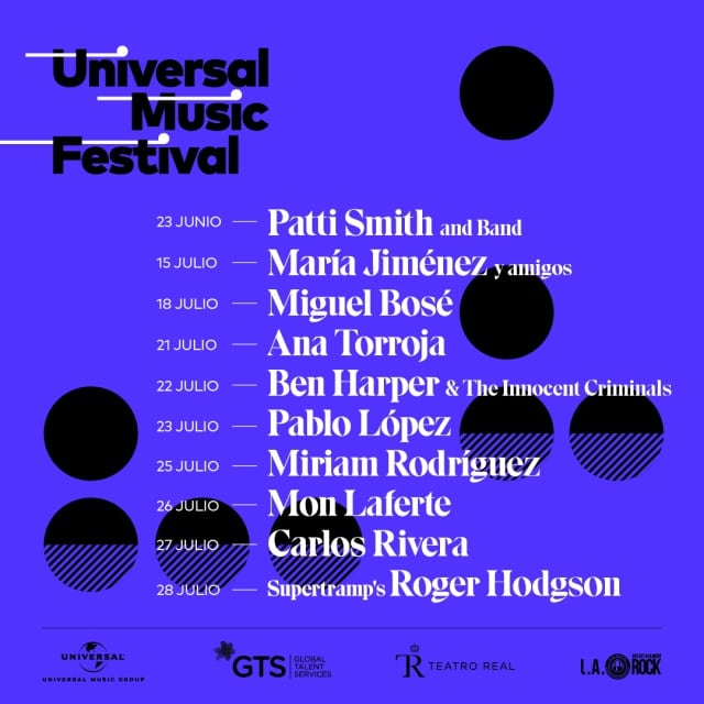 Cartel del Universal Music Festival