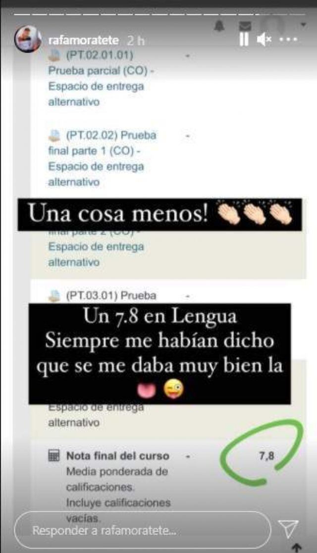 Las notas de Rafa Mora