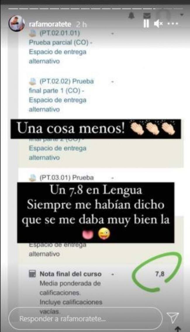 Las notas de Rafa Mora