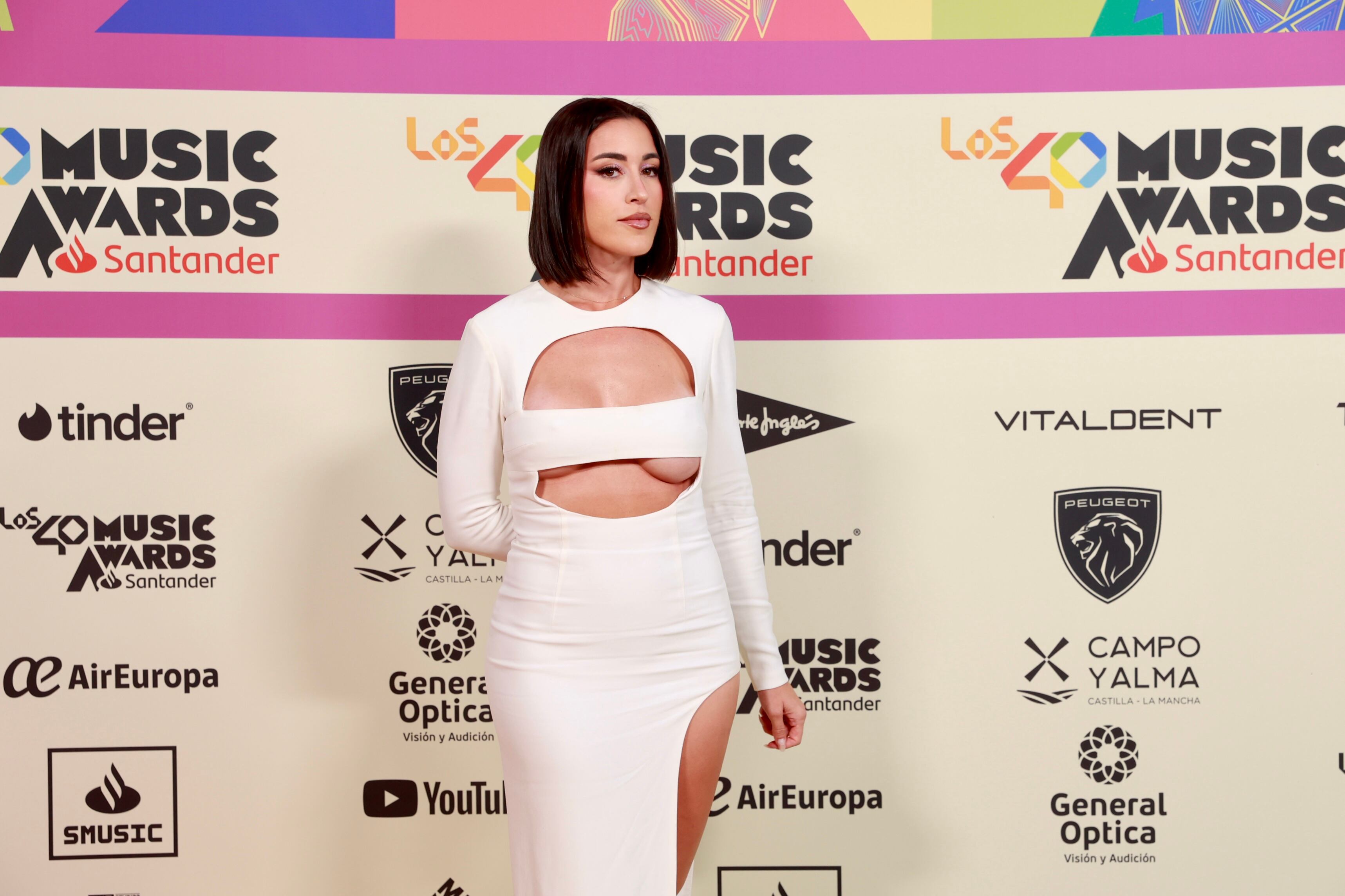 Paula Gonu en la alfombra roja de LOS40 Music Awards Santander 2023 / Foto: Jorge París y Elena Buenavista