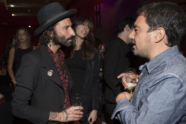 Leiva, durante la cena de nominados a LOS40 Music Awards.