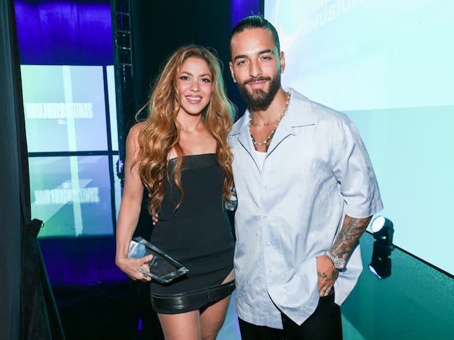 Shakira y Maluma en la gala 'Billboard Latin Women In Music', celebrada en el Watsco Center el 6 de mayo de 2023 en Coral Gables, Florida.