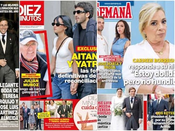 Estas son las portadas de las revistas del corazón de hoy, miércoles 10 de abril