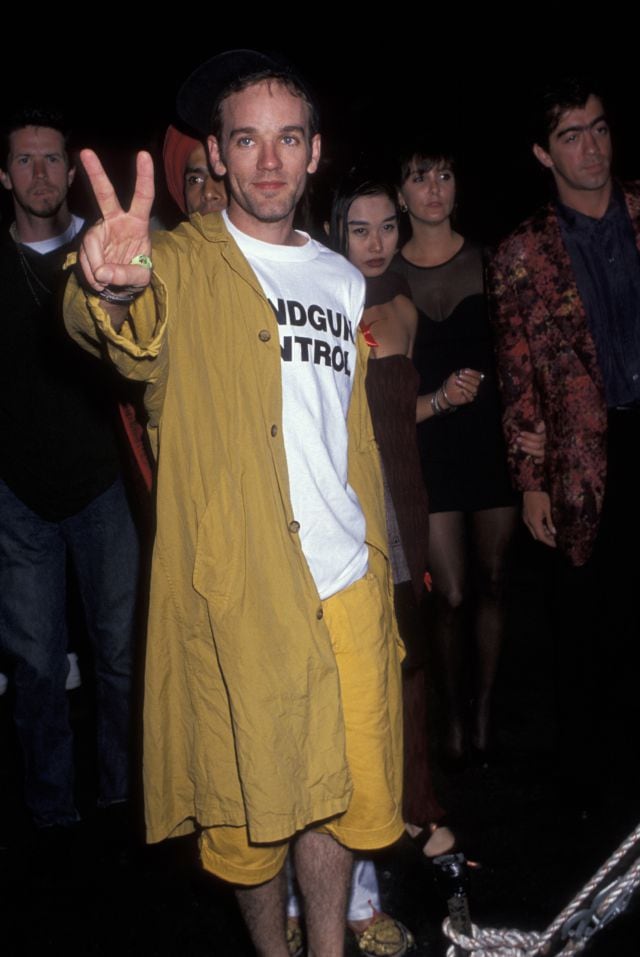 Michael Stipe, ex cantante de R.E.M., en los premios MTV Video Music Awards de 1991.