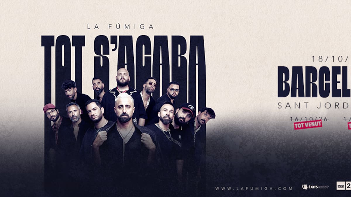 La Fúmiga anuncia un tercer concert de comiat al Sant Jordi Club de Barcelona