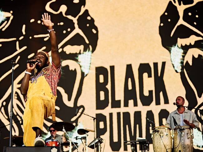 Eric Burton, de Black Pumas, en un momento de su actuación en Mad Cool 2024. Imagen cedida por el festival.