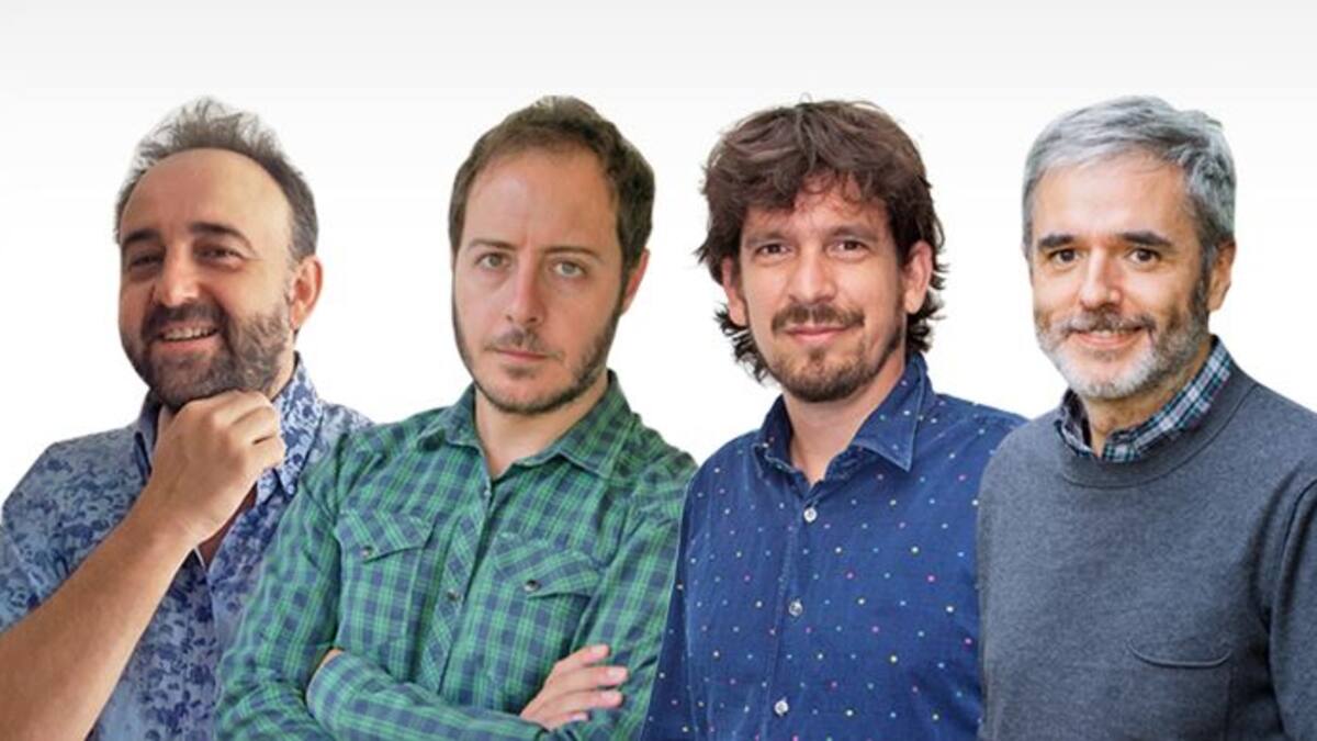 Cuatro voces diferentes, un mismo programa