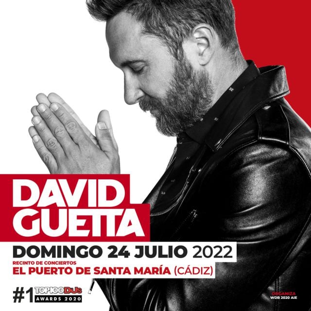 Imagen promocional del concierto de David Guetta