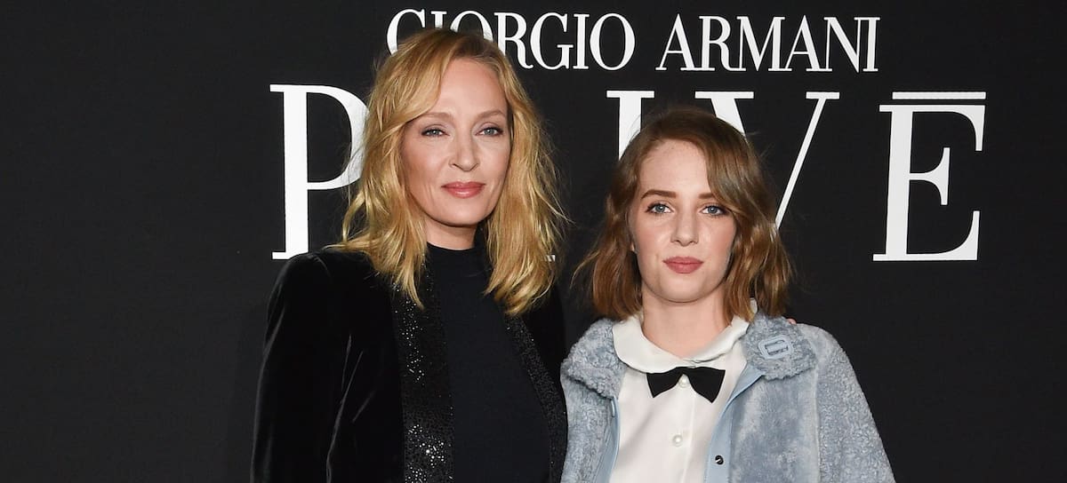 Uma Thurman y Maya Hawke en 2019
