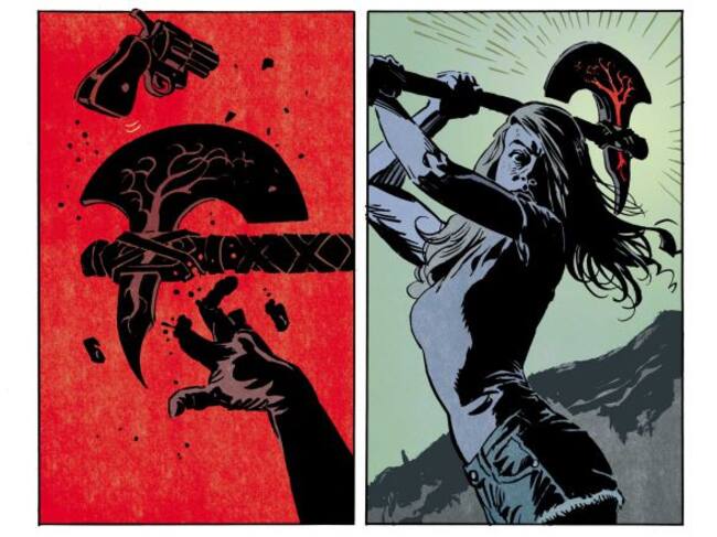 Un cesto lleno de cabezas.