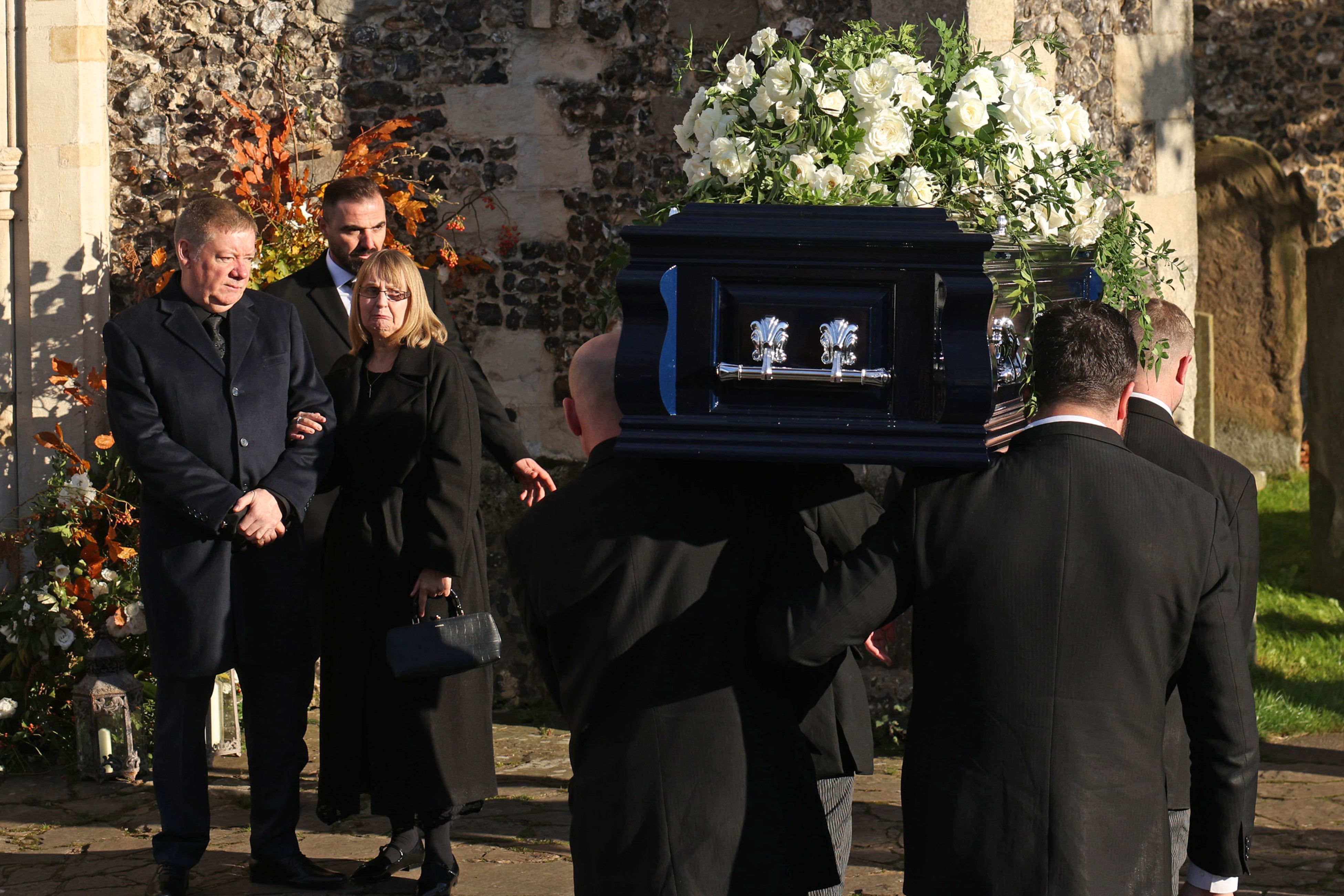 La familia de Liam Payne en el funeral de su hijo