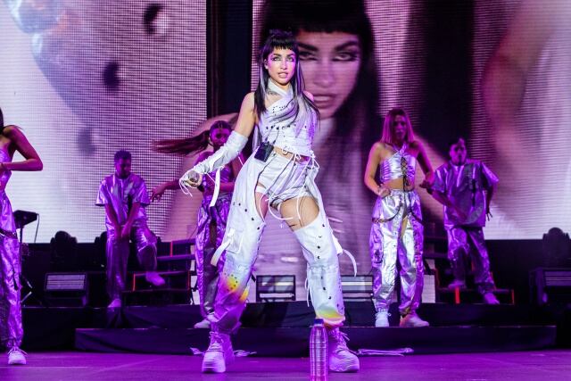 María Becerra en su concierto en Madrid