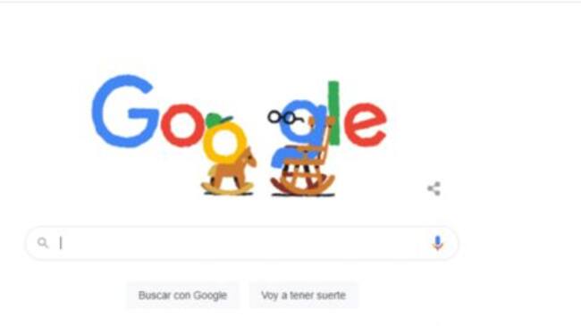 Google personalizó en 2022 su buscador haciendo un guiño al Día de los Abuelos y Abuelas.