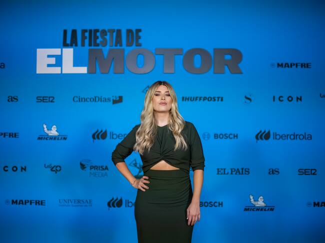 Cristina Boscá, en el photocall de la Fiesta del Motor, celebrada el 14 de septiembre en el Hipódromo de la Zarzuela de Madrid.