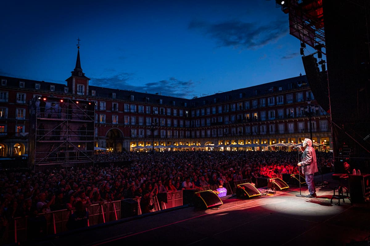 Y la Plaza Mayor de Madrid vivió una fiesta aniversario inolvidable.