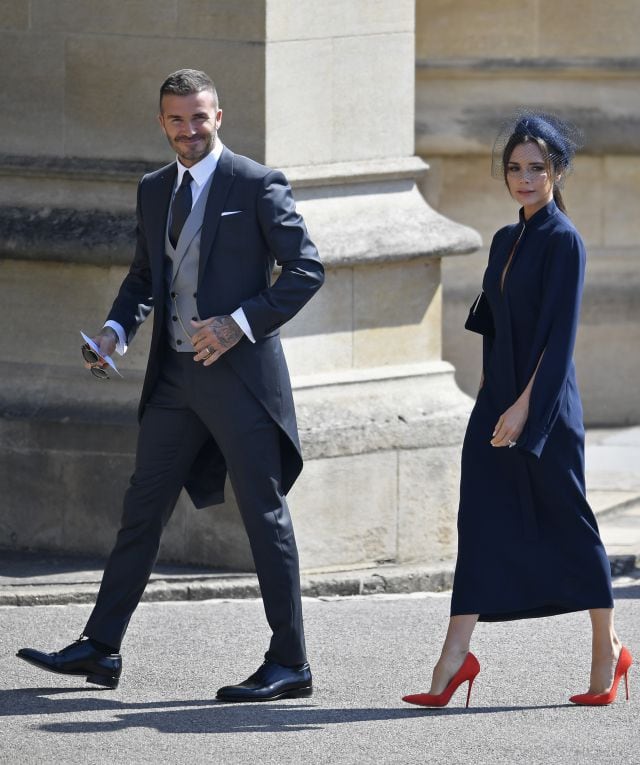 Los Beckham casi le roban el protagonismo a los novios.