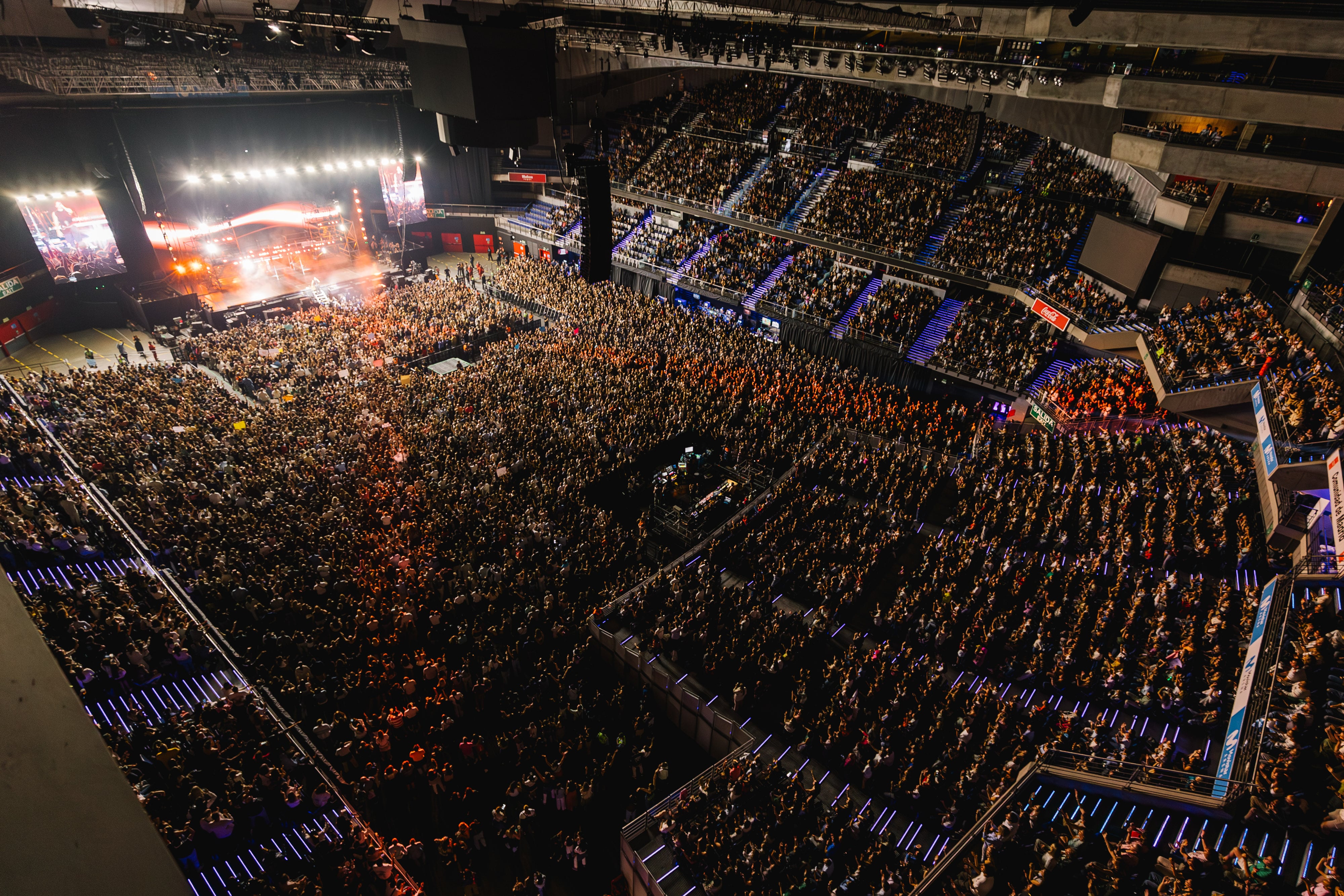El Movistar Arena de Madrid en el fin de gira del &#039;Entre tanta gente tour&#039; de Sebastián Yatra. / Arturo de Lucas