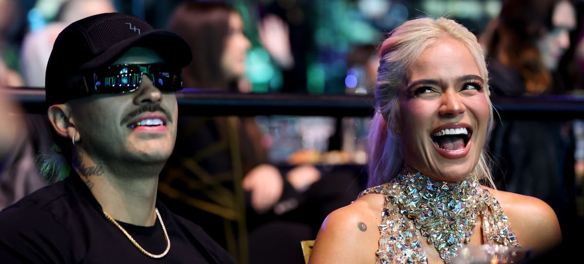Feid y Karol G en los Billboard Women In Music 2024